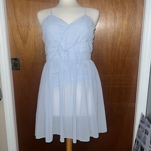 Pale blue The Glam hoco dress, size XL